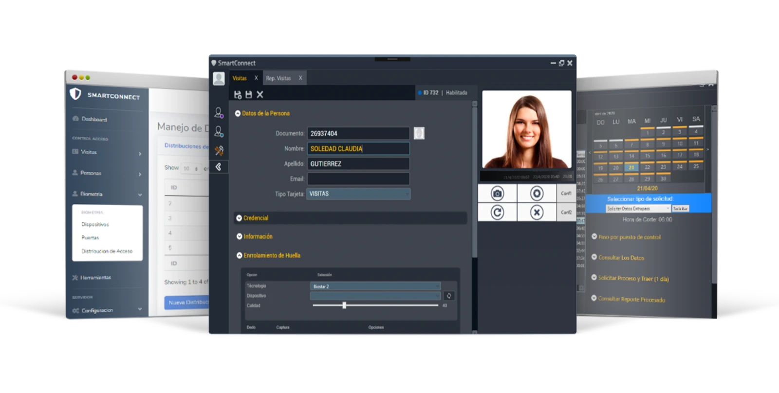 Smar Control software de control de visitas