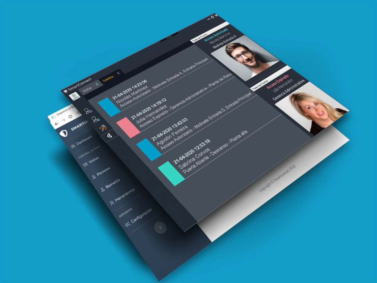 Software de control de visitas